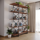 Estante Moderna Estilo Industrial Expanse 150x40x150 Cor Mdf