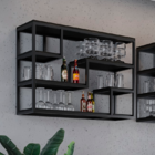 Estante Moderna Estilo Industrial Factory 100x40x70 Cor Mdf P