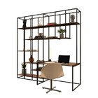 Estante Moderna Estilo Industrial Home Office Atmosphere 200x