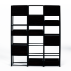 Estante Moderna Estilo Industrial Industry 100x40x200 Cor Mdf