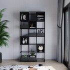 Estante Moderna Estilo Industrial Industry 100x40x200 Cor Mdf