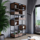 Estante Moderna Estilo Industrial Industry 150x40x250 Cor Mdf