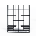 Estante Moderna Estilo Industrial Library 200x40x250 Cor Mdf