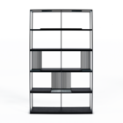 Estante Moderna Estilo Industrial Magnific 150x40x200 Cor Mdf