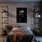 Estante Moderna Estilo Industrial Trend 50x40x200 Cor Mdf Pre