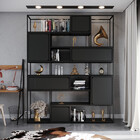 Estante Moderna Estilo Industrial Viveza 150x40x200 Cor Mdf P