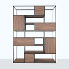 Estante Moderna Estilo Industrial Viveza 250x40x250 Cor Mdf C