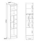 Estante Modulada Infinity Com 8 Nichos - Branco Line
