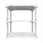 Estante Modular 3 Prateleiras Cube Eco Branco