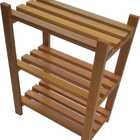 Estante Modular 3 Prateleiras Madeira Maciça 65x50x29 Cm Pint