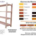 Estante Modular 4 Prateleiras Madeira 90x90x29 Cm Pintada Neo