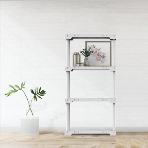 Estante Modular 4 Prateleiras Poly Eco Grifit Branca