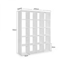 Estante Modular 4x5 Prisma Yescasa Branco