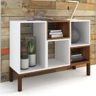 Estante Modular 5 Nichos  Branco/madeirado