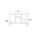 Estante Modular 5 Nichos  Branco/madeirado