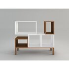 Estante Modular 5 Nichos  Branco/madeirado