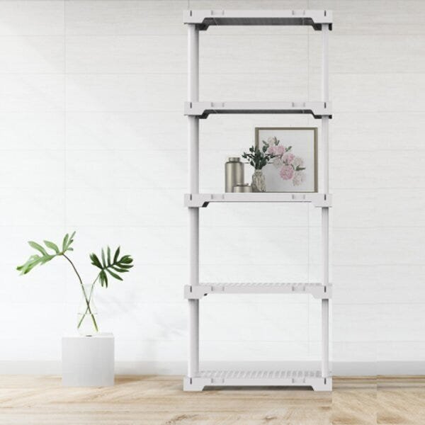 Estante Modular 5 Prateleiras Poly Eco Grifit Branca