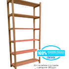 Estante Modular 6 Prateleiras Madeira 180x90x29 Cm Neonx - Se