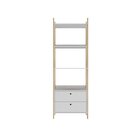 Estante Modular Essenza Com 3 Prateleiras Com 2 Gavetas Branco