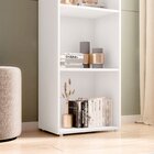 Estante Modular Para Livros 4 Nichos Calum Branco