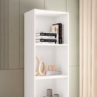 Estante Modular Para Livros 4 Nichos Calum Branco