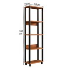 Estante Modular Para Sala De Estar 185cm X 55cm X 29cm Freijó