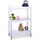 Estante Modular Plastica Branco 03 Prateleiras