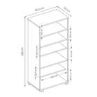 Estante Monteros 2 Pt Preta