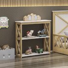 Estante Montessoriana Com 2 Nichos Garden Ii Casatema Madeira