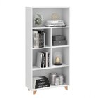 Estante Multifuncional 1 Porta E Nichos Aurora Branco Tx