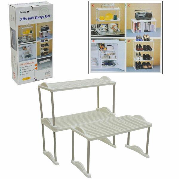 Estante Multifuncional 3/1 Sapateira 3 Prateleiras Cozinha Es