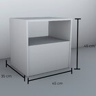 Estante Multiuso 1 Nicho Duo  Branco