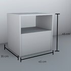 Estante Multiuso 1 Nicho Duo  Branco