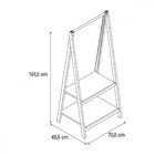 Estante Multiuso 2 Prateleiras Aludra Gaam