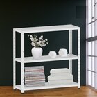 Estante Multiuso 3 Prateleiras 92cm Aço Branco