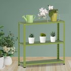 Estante Multiuso 3 Prateleiras 92cm Aço Verde Miró