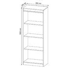 Estante Multiuso 3 Prateleiras Me4150 Tecno Mobili