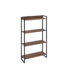 Estante Multiuso 4 Prateleiras 80cmx146cm Dynamica  Nogal