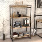 Estante Multiuso 4 Prateleiras Escritório Estilo Industrial F
