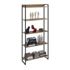Estante Multiuso 5 Prateleiras 80cmx187cm Dynamica  Carvalho