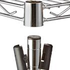 Estante Multiuso Arame Aço Cromado 3 Prateleiras Montável Dec