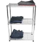 Estante Multiuso Arame Aço Cromado 3 Prateleiras Montável Dec