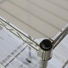 Estante Multiuso Arame Aço Cromado 4 Prateleiras Aramada