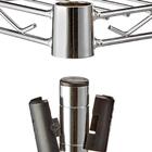 Estante Multiuso Arame Aço Cromado 4 Prateleiras Montável Dec