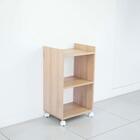 Estante Multiuso Armário Móvel Para Banheiro Carvalho Com Rod