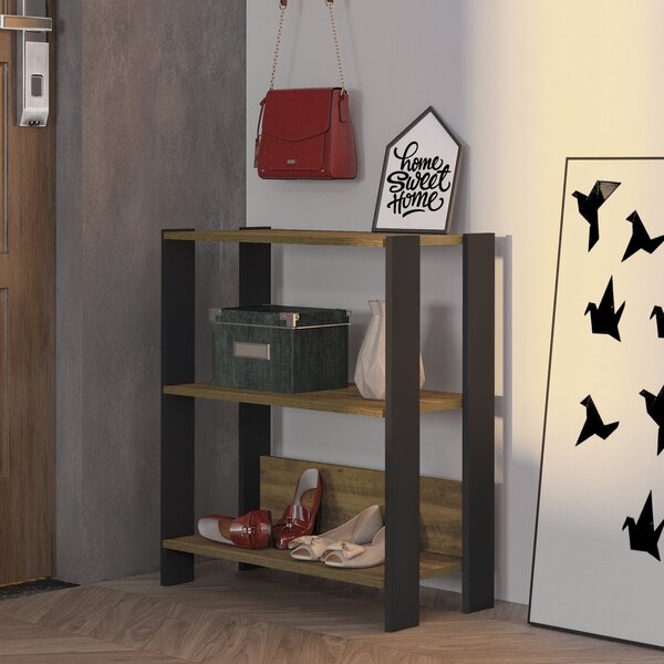 Estante Multiuso Baixa 3 Prateleiras 73cmx63cm Match  Pinho/p