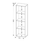 Estante Multiuso Clean 150,8cm X 45cm Artany