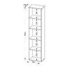 Estante Multiuso Clean 187,8cm X 45cm Artany