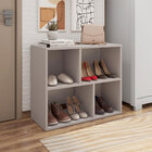 Estante Multiuso Com 02 Nichos E 02 Prateleiras Milan Cacao C