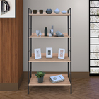 Estante Multiuso Com 04 Prateleiras Alfa Carvalho Montreal Ci